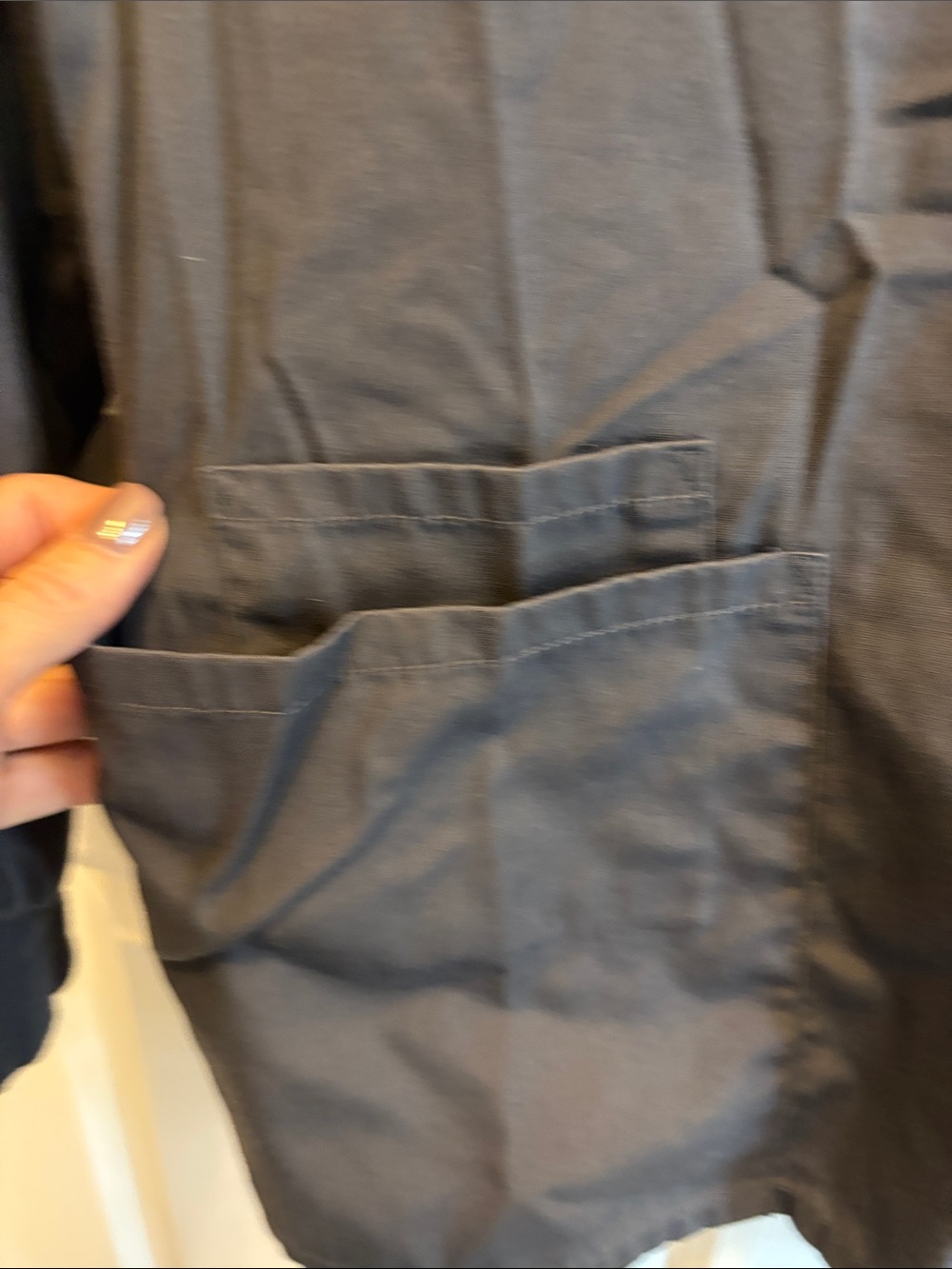Cherokee Utility Jacket in Dark Gray - Picture 6 of 9
